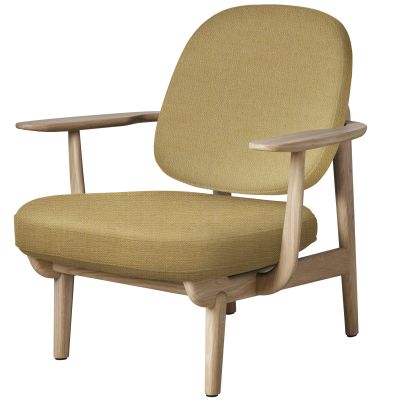 Fred Chaise longue chêne verni Fritz Hansen